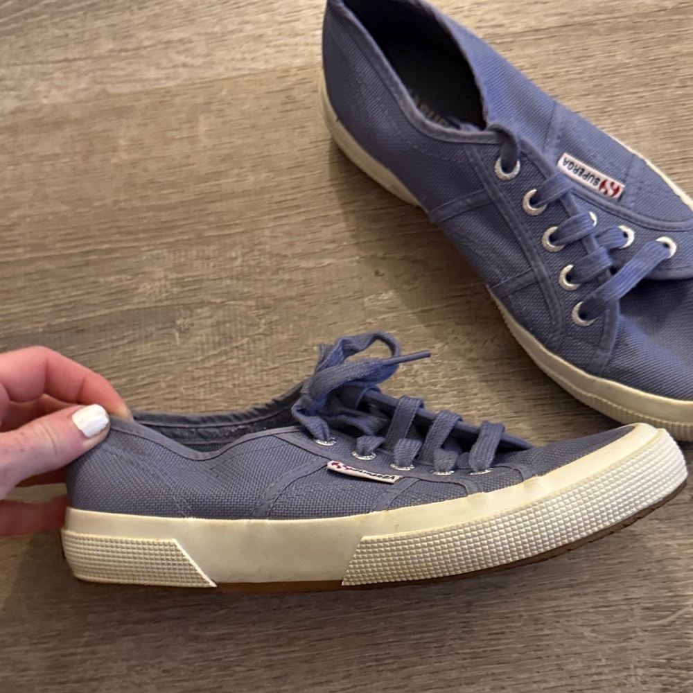 Superga Slate Blue Casual Sneakers - Picture 10 of 12